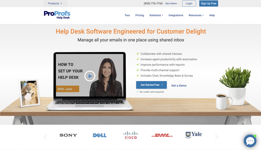 ProProfs help desk software