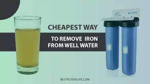 remove iron from well water